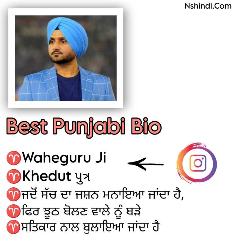 Best Instagram Punjabi Bio 