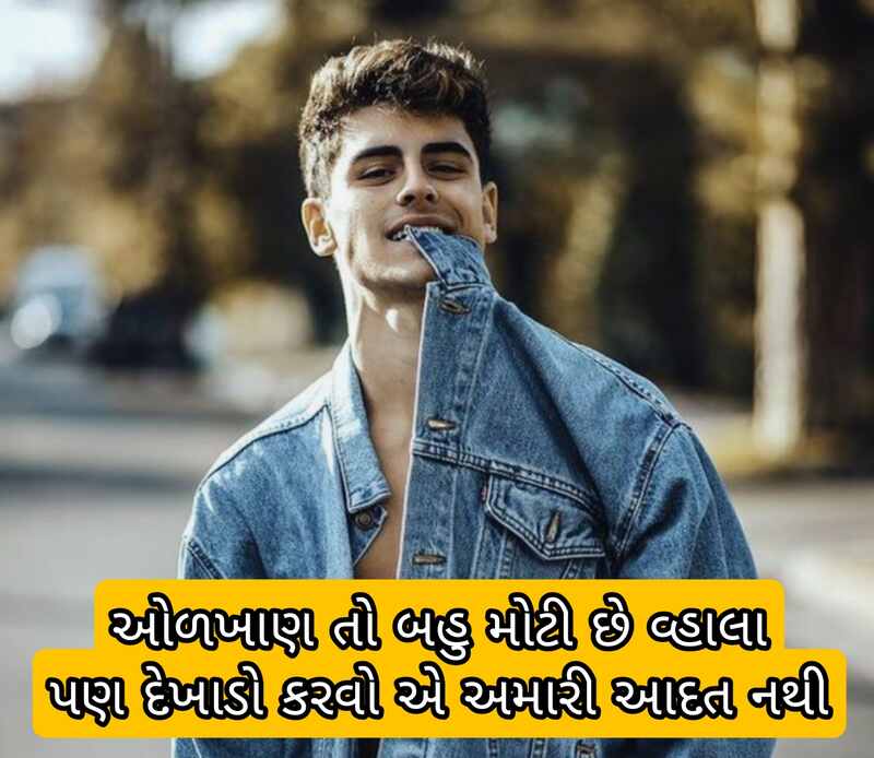 Attitude Shayari In Gujarati 